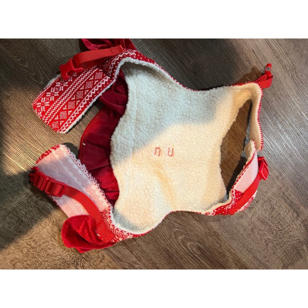 Large Dog Christmas Harness Skirt Dress - Picture 3 of 7